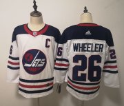 Wholesale Cheap Adidas Jets #26 Blake Wheeler White Third Stitched NHL Jersey