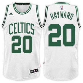 Wholesale Cheap Boston Celtics #20 Gordon Hayward Home White New Swingman Jersey