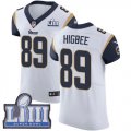 Wholesale Cheap Nike Rams #89 Tyler Higbee White Super Bowl LIII Bound Men's Stitched NFL Vapor Untouchable Elite Jersey