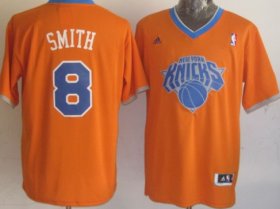 Wholesale Cheap New York Knicks #8 J.R. Smith Revolution 30 Swingman 2013 Christmas Day Orange Jersey