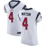 Wholesale Cheap Nike Texans #4 Deshaun Watson White Men's Stitched NFL Vapor Untouchable Elite Jersey