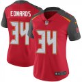 Wholesale Cheap Nike Buccaneers #34 Mike Edwards Red Team Color Women's Stitched NFL Vapor Untouchable Limited Jersey