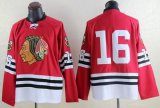 Wholesale Cheap Mitchell And Ness 1960-61 Blackhawks #16 Marcus Kruger Red Throwback Stitched NHL Jersey