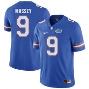 Wholesale Cheap Florida Gators Royal Blue #9 Dre Massey Football Player Performance Jersey