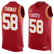 Wholesale Cheap Nike Chiefs #58 Derrick Thomas Red Team Color Men's Stitched NFL Limited Tank Top Jersey