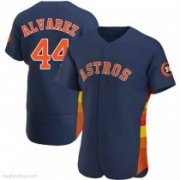 Wholesale Cheap Mens Houston Astros #44 Yordan Alvarez Authentic Navy Alternate Jerseys
