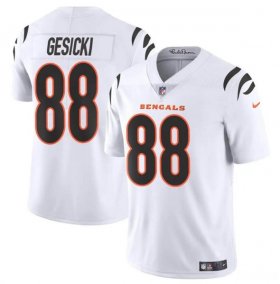 Cheap Men\'s Cincinnati Bengals #88 Mike Gesicki White Vapor Untouchable Limited Stitched Jersey