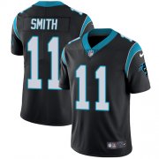 Wholesale Cheap Nike Panthers #11 Torrey Smith Black Team Color Men's Stitched NFL Vapor Untouchable Limited Jersey