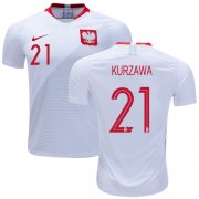 Wholesale Cheap Poland #21 Kurzawa Home Soccer Country Jersey