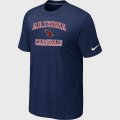 Wholesale Cheap Nike NFL Arizona Cardinals Heart & Soul NFL T-Shirt Midnight Blue
