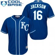 Wholesale Cheap Royals #16 Bo Jackson Royal Blue Cool Base Stitched Youth MLB Jersey