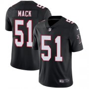 Wholesale Cheap Nike Falcons #51 Alex Mack Black Alternate Men's Stitched NFL Vapor Untouchable Limited Jersey