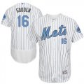 Wholesale Cheap Mets #16 Dwight Gooden White(Blue Strip) Flexbase Authentic Collection Father's Day Stitched MLB Jersey