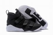 Wholesale Cheap Nike Lebron James Soldier 11 Shoes Black White