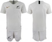 Wholesale Cheap New Zealand Blank White Home Soccer Country Jersey
