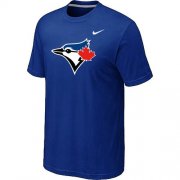 Wholesale Cheap Nike Toronto Blue Jays Authentic Logo T-Shirt Blue