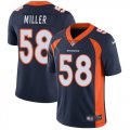 Wholesale Cheap Nike Broncos #58 Von Miller Navy Blue Alternate Men's Stitched NFL Vapor Untouchable Limited Jersey