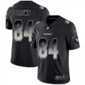 Wholesale Cheap Nike Raiders #84 Antonio Brown Black Men's Stitched NFL Vapor Untouchable Limited Smoke Fashion Jersey