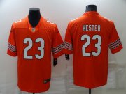 Wholesale Cheap Men's Chicago Bears #23 Devin Hester Orange Vapor Limited 2020 NFL Draft Jersey