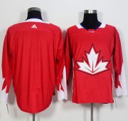 Wholesale Cheap Team CA. Blank Red 2016 World Cup Stitched NHL Jersey