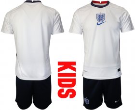 Wholesale Cheap 2021 European Cup England home Youth soccer jerseys