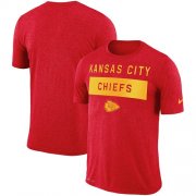 Wholesale Cheap Men's Kansas City Chiefs Nike Red Sideline Legend Lift Performance T-Shirt