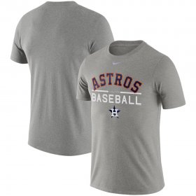 Wholesale Cheap Houston Astros Nike Practice T-Shirt Heathered Gray
