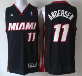 Wholesale Cheap Miami Heat #11 Chris Andersen Revolution 30 Swingman 2013 Black Jersey