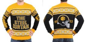 Wholesale Cheap Nike Steelers Men\'s Ugly Sweater