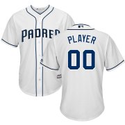 Wholesale Cheap San Diego Padres Majestic 2017 Cool Base Custom Baseball Jersey White