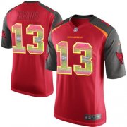 Wholesale Cheap Nike Buccaneers #13 Mike Evans Red Team Color Men's Stitched NFL Limited Strobe Jersey