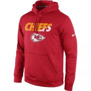 Wholesale Cheap Kansas City Chiefs Nike Kick Off Staff Performance Pullover Hoodie Red