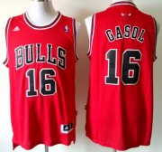 Wholesale Cheap Chicago Bulls #16 Pau Gasol Revolution 30 Swingman Red Jersey