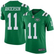 Wholesale Cheap Nike Jets #11 Robby Anderson Green Youth Stitched NFL Limited Rush Jersey