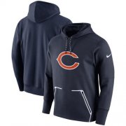 Wholesale Cheap Men's Chicago Bears Nike Navy Champ Drive Vapor Speed Performance Pullover Hoodie