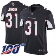 Wholesale Cheap Nike Cardinals #31 David Johnson Black Alternate Men's Stitched NFL 100th Season Vapor Limited Jersey