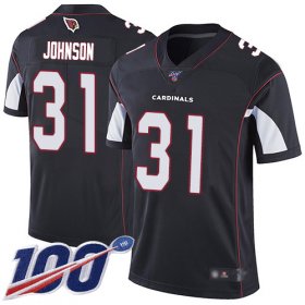 Wholesale Cheap Nike Cardinals #31 David Johnson Black Alternate Men\'s Stitched NFL 100th Season Vapor Limited Jersey