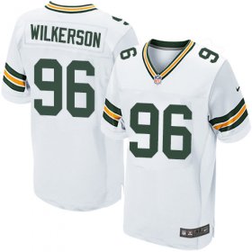Wholesale Cheap Nike Packers #96 Muhammad Wilkerson White Men\'s Stitched NFL Elite Jersey