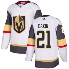 Wholesale Cheap Adidas Golden Knights #21 Cody Eakin White Road Authentic Stitched NHL Jersey