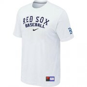 Wholesale Cheap Boston Red Sox Nike Short Sleeve Practice MLB T-Shirt White