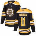 Cheap Men's Boston Bruins #11 Trent Frederic Black Stitched Jersey