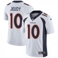 Wholesale Cheap Nike Broncos #10 Jerry Jeudy White Men's Stitched NFL Vapor Untouchable Limited Jersey
