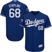 Wholesale Cheap Dodgers #68 Ross Stripling Blue Flexbase Authentic Collection 2018 World Series Stitched MLB Jersey