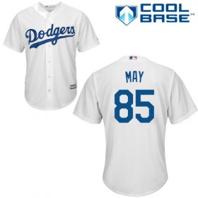 Wholesale Cheap Dodgers #85 Dustin May White New Cool Base Stitched MLB Jersey