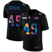 Cheap Kansas City Chiefs #49 Daniel Sorensen Men's Nike Multi-Color Black 2020 NFL Crucial Catch Vapor Untouchable Limited Jersey