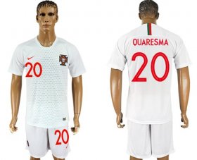 Wholesale Cheap Portugal #20 Quaresma Away Soccer Country Jersey