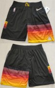 Wholesale Cheap Men's Utah Jazz Black 75th Anniversary Shorts (Run Small)