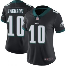 Wholesale Cheap Nike Eagles #10 DeSean Jackson Black Alternate Women\'s Stitched NFL Vapor Untouchable Limited Jersey