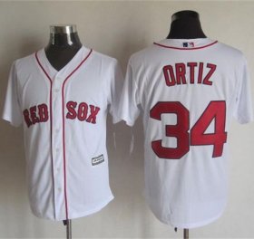 Wholesale Cheap Red sox #34 David Ortiz White New Cool Base Stitched MLB Jersey