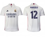 Wholesale Cheap Men 2020-2021 club Real Madrid home aaa version 12 white Soccer Jerseys